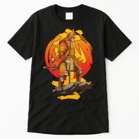 Firey Japanese Samurai Warrior Tall T-Shirt