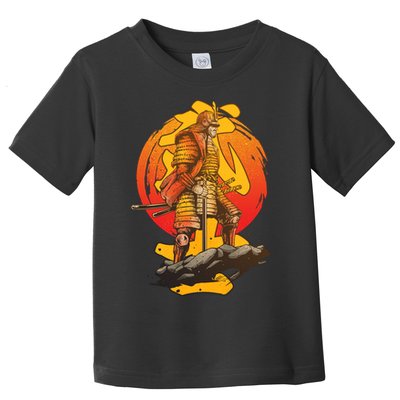 Firey Japanese Samurai Warrior Toddler T-Shirt
