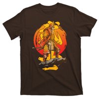 Firey Japanese Samurai Warrior T-Shirt