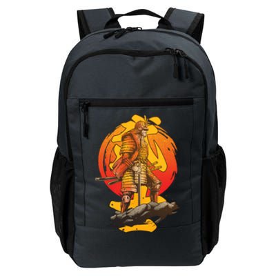 Firey Japanese Samurai Warrior Daily Commute Backpack