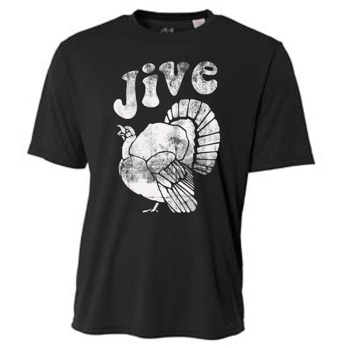 Funny Jive Thanksgiving Turkey Day Retro Holiday Cooling Performance Crew T-Shirt