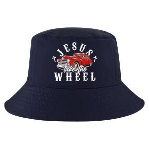 Funny Jesus Take The Wheel Classic Hot Rod Car Cool Comfort Performance Bucket Hat