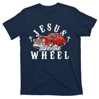 Funny Jesus Take The Wheel Classic Hot Rod Car T-Shirt