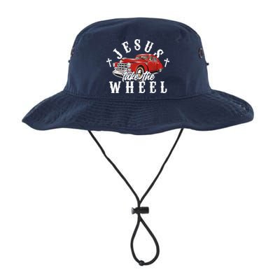 Funny Jesus Take The Wheel Classic Hot Rod Car Bucket Hat