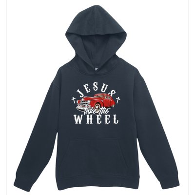 Funny Jesus Take The Wheel Classic Hot Rod Car Urban Pullover Hoodie