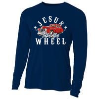 Funny Jesus Take The Wheel Classic Hot Rod Car Cooling Performance Long Sleeve Crew