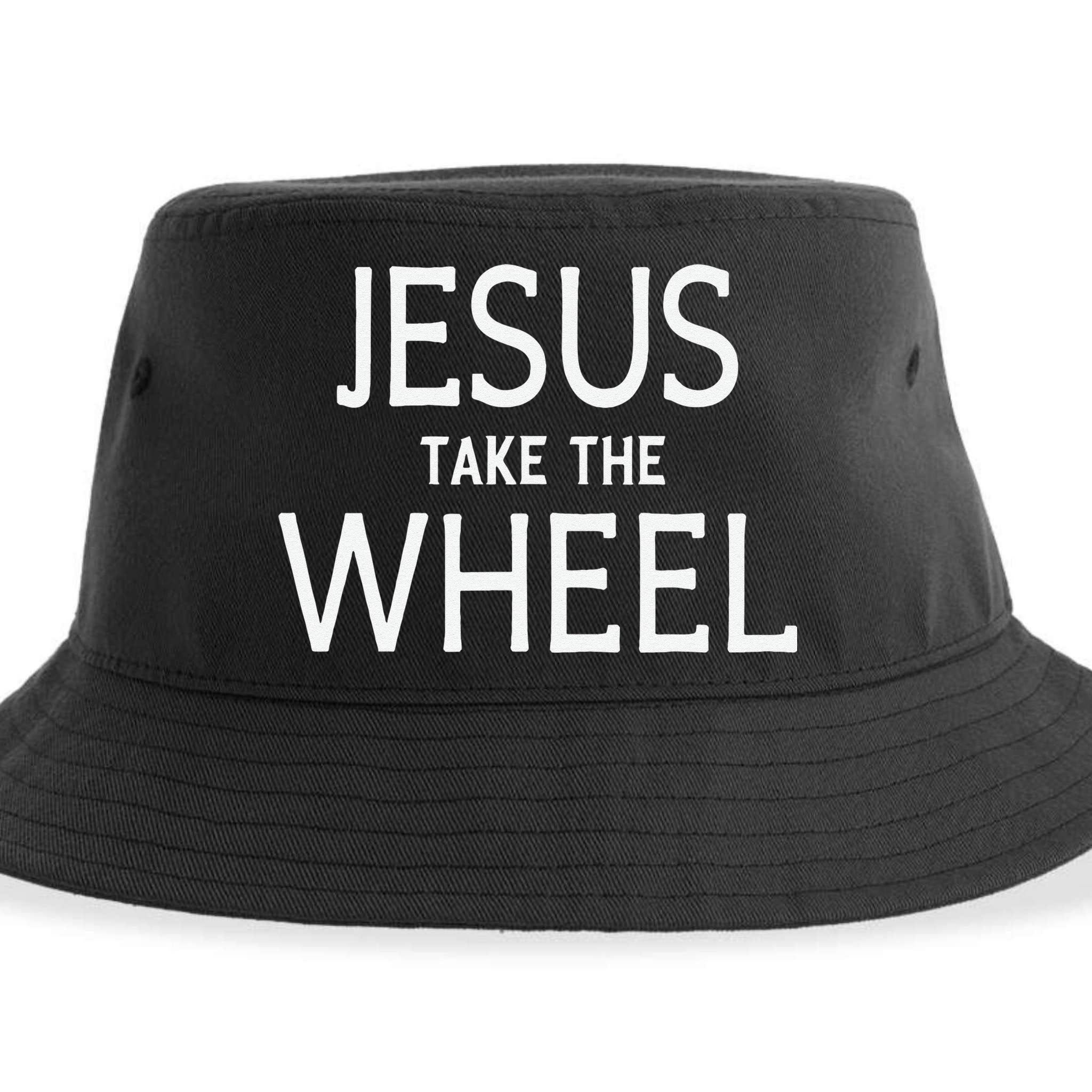 Funny Jesus Take The Wheel Happy Easter Family Gift Sustainable Bucket Hat