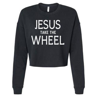 Funny Jesus Take The Wheel Happy Easter Family Gift Cropped Pullover Crew