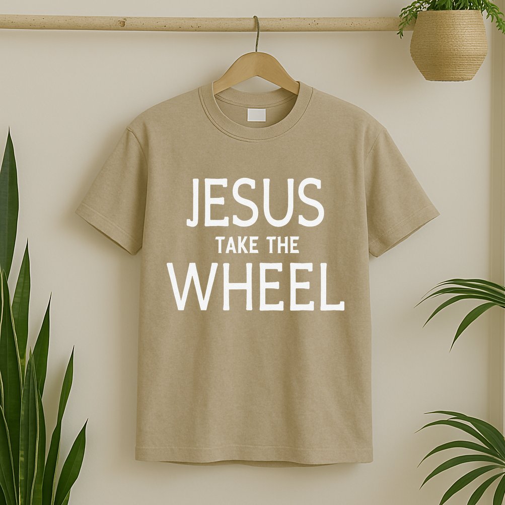 Funny Jesus Take The Wheel Happy Easter Family Gift T-Shirt