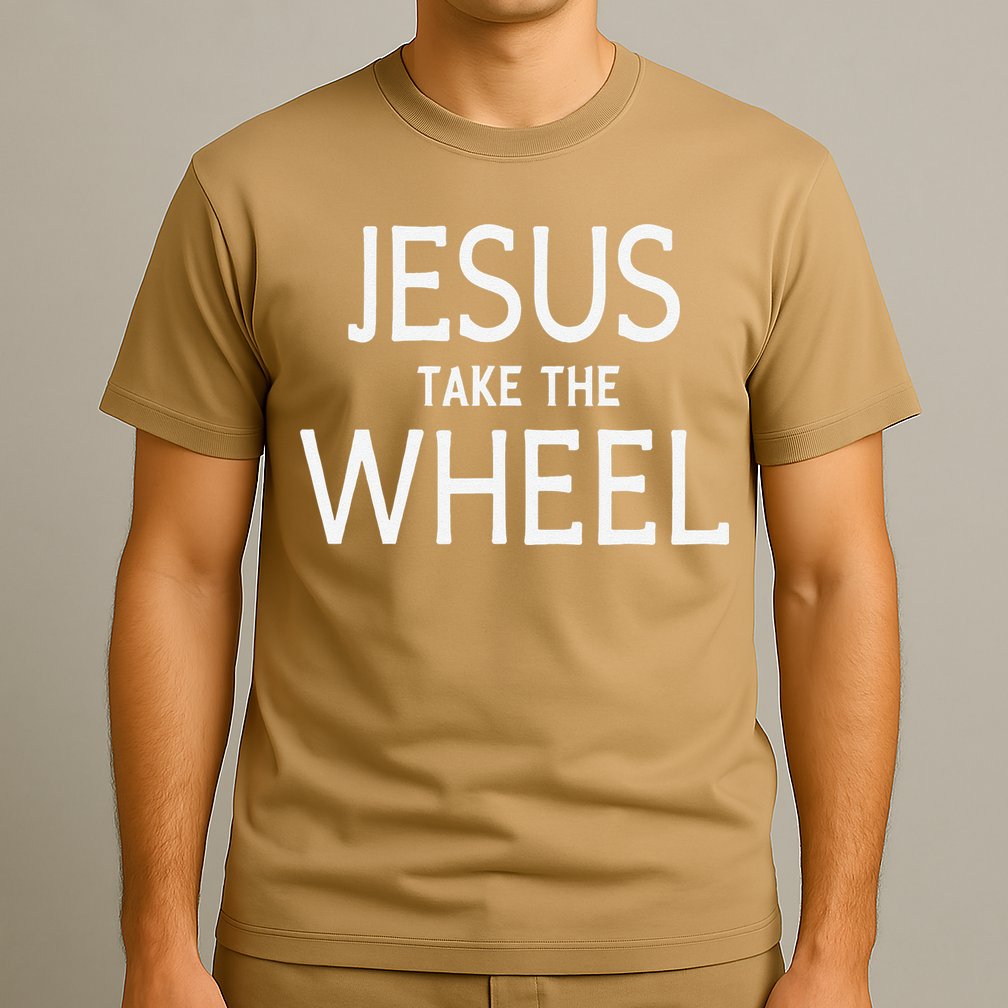 Funny Jesus Take The Wheel Happy Easter Family Gift T-Shirt