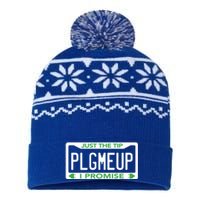 Funny Just The Tip Car Green Energy Earth Day Save Planet Gift USA-Made Snowflake Beanie