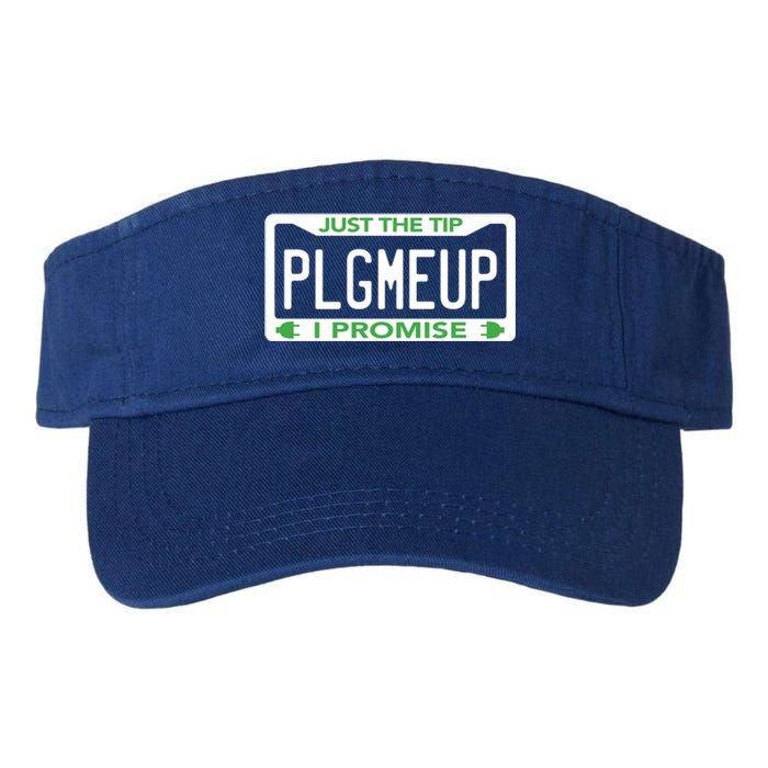 Funny Just The Tip Car Green Energy Earth Day Save Planet Gift Valucap Bio-Washed Visor