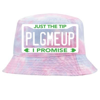 Funny Just The Tip Car Green Energy Earth Day Save Planet Gift Tie-Dyed Bucket Hat