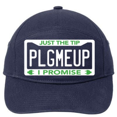 Funny Just The Tip Car Green Energy Earth Day Save Planet Gift 7-Panel Snapback Hat