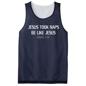 Funny Jesus Took Naps Be Like Jesus Mark 438 Mesh Reversible Basketball Jersey Tank