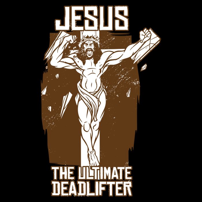 Funny Jesus The Ultimate Deadlifter Deadlift Afterlife Meaningful Gift Bucket Hat