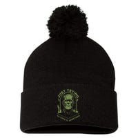 Frankenste!in Just Trying To Keep It Together Halloween Pom Pom 12in Knit Beanie