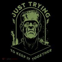Frankenste!in Just Trying To Keep It Together Halloween Wool Snapback Cap