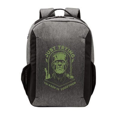 Frankenste!in Just Trying To Keep It Together Halloween Vector Backpack