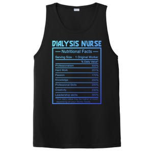 Funny Job Title Worker Nutrition Facts Dialysis Nurse Gift PosiCharge Competitor Tank