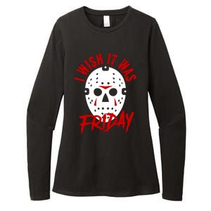 Friday Jason Voorhees Horror Movie Mask Halloween Womens CVC Long Sleeve Shirt