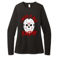 Friday Jason Voorhees Horror Movie Mask Halloween Womens CVC Long Sleeve Shirt