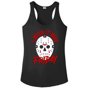 Friday Jason Voorhees Horror Movie Mask Halloween Ladies PosiCharge Competitor Racerback Tank