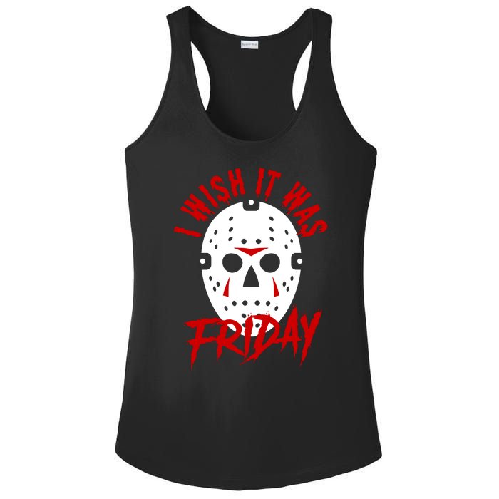 Friday Jason Voorhees Horror Movie Mask Halloween Ladies PosiCharge Competitor Racerback Tank