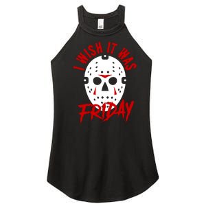 Friday Jason Voorhees Horror Movie Mask Halloween Women's Perfect Tri Rocker Tank