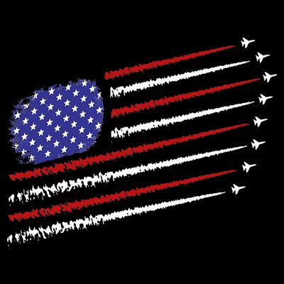 Fighter Jets With USA American Flag 4th Of July Celebration T-Shirt