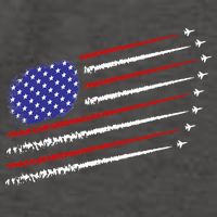 Fighter Jets With USA American Flag 4th Of July Celebration Vector Backpack