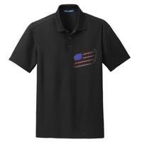 Fighter Jets With Usa American Flag Dry Zone Grid Polo