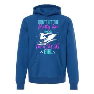 Funny Jetski Water Sports Holidays Gift Premium Hoodie