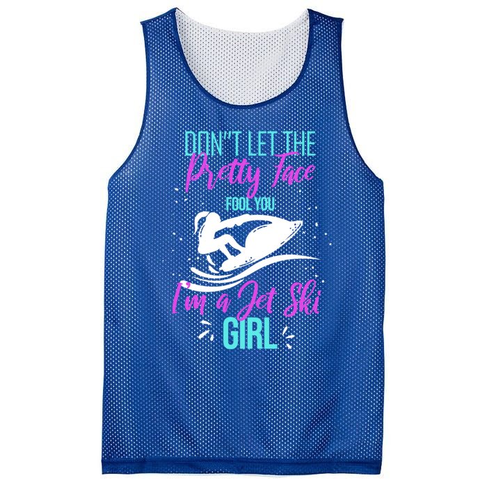 Funny Jetski Water Sports Holidays Gift Mesh Reversible Basketball Jersey Tank