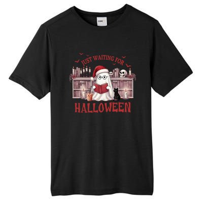 Funny Just Waiting For Halloween Gift Tall Fusion ChromaSoft Performance T-Shirt