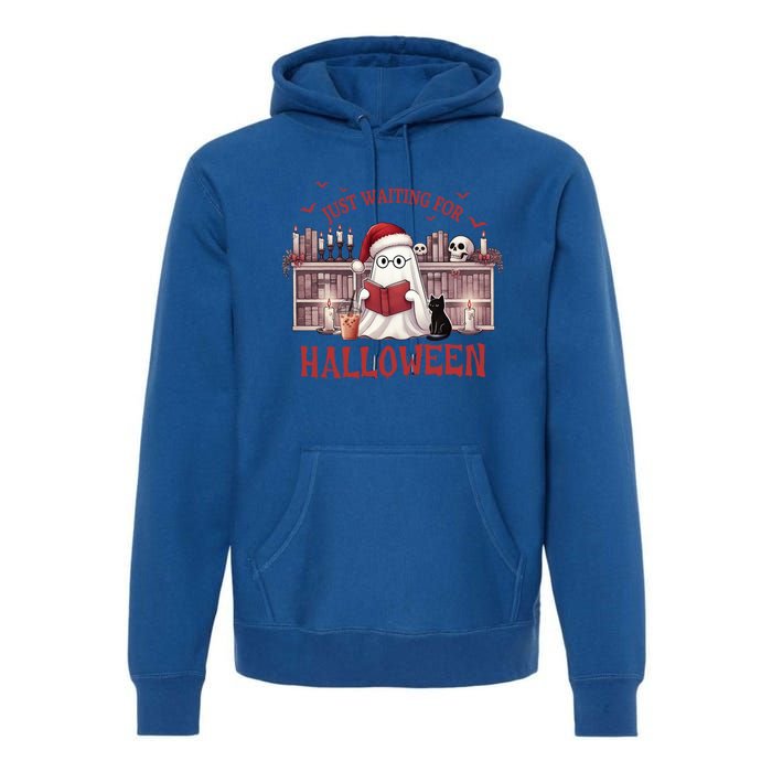 Funny Just Waiting For Halloween Gift Premium Hoodie