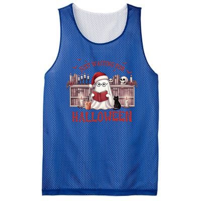 Funny Just Waiting For Halloween Gift Mesh Reversible Basketball Jersey Tank