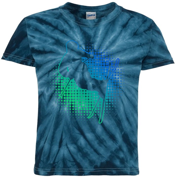 Freestyle Jumping Wo's 'S Ski Kids Tie-Dye T-Shirt