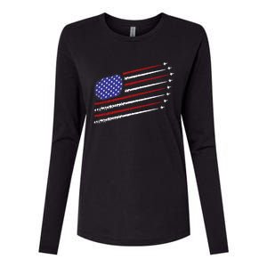 Fighter Jets With Usa American Flag 4th Of July Celebration Womens Cotton Relaxed Long Sleeve T-Shirt