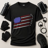 Fighter Jets With Usa American Flag 4th Of July Celebration Cooling Performance Crew T-Shirt