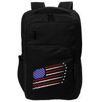 Fighter Jets With Usa American Flag 4th Of July Celebration Impact Tech Backpack