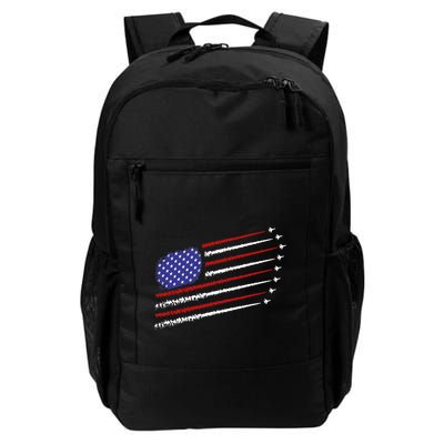 Fighter Jets With Usa American Flag 4th Of July Celebration Backpack