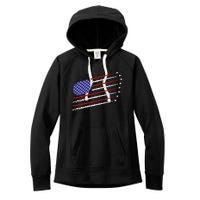 Fighter Jets With Usa American Flag 4th Of July Celebration Women's Fleece Hoodie