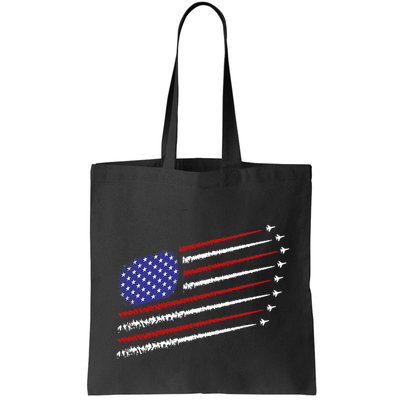 Fighter Jets With Usa American Flag 4th Of July Celebration Bag
