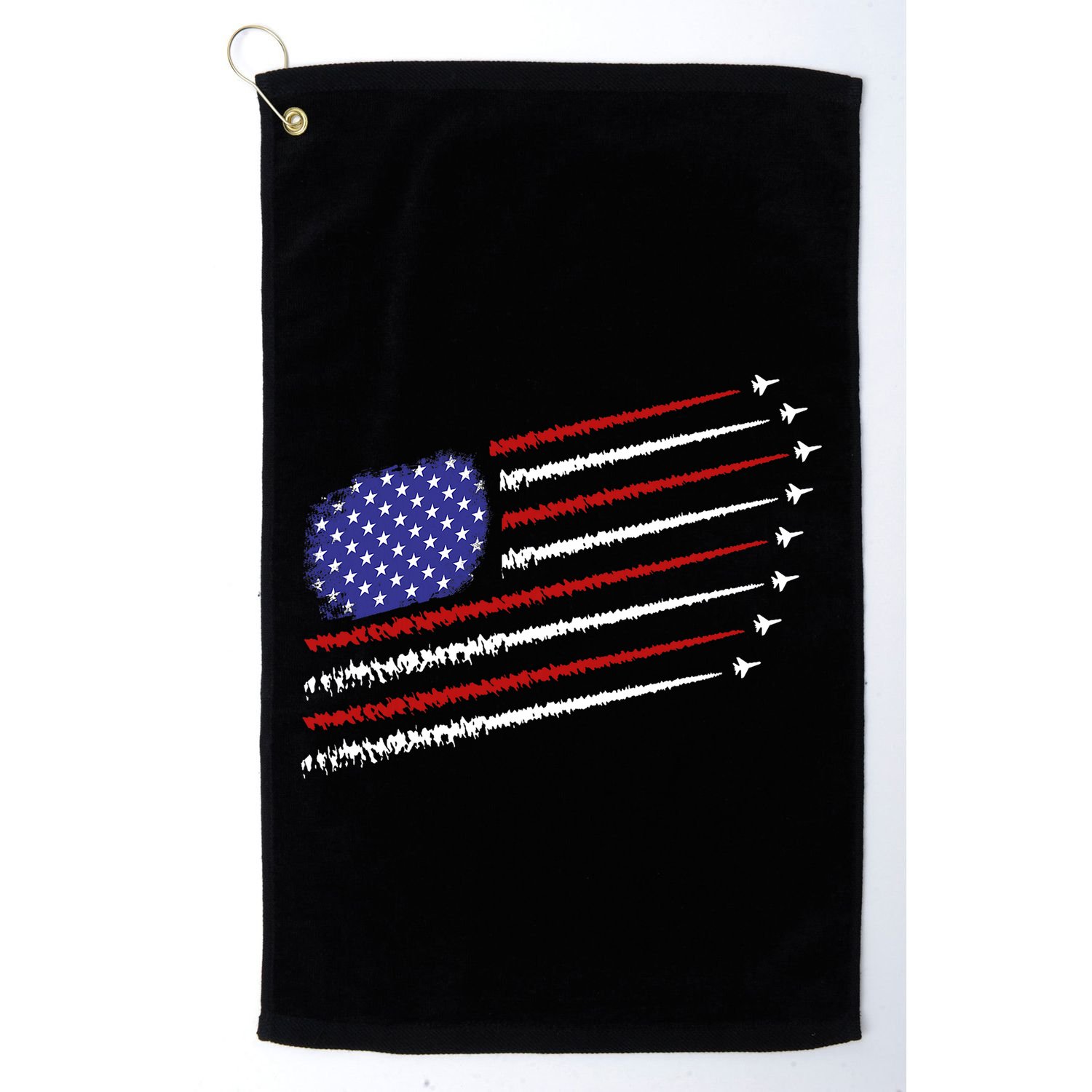 Fighter Jets With Usa American Flag 4th Of July Celebration Golf Towel