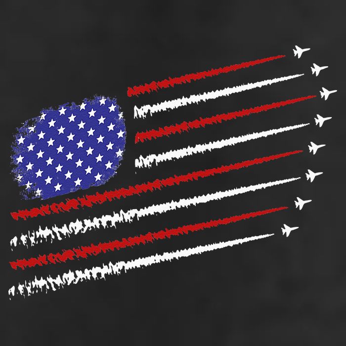 Fighter Jets With USA American Flag 4th Of July Celebration Cool Comfort Performance Bucket Hat