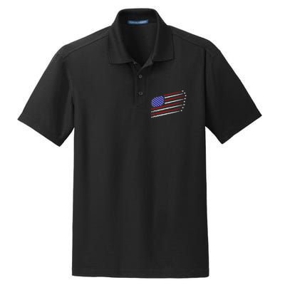 Fighter Jets With USA American Flag 4th Of July Celebration Dry Zone Grid Polo