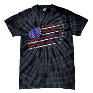 Fighter Jets With USA American Flag 4th Of July Celebration Tie-Dye T-Shirt