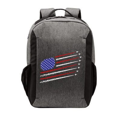 Fighter Jets With USA American Flag 4th Of July Celebration Vector Backpack