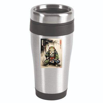 Frog Japanese Woodblock 16oz Travel Tumbler